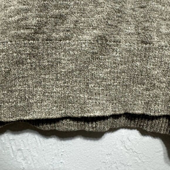 American Eagle Sweater Cotton Tight Knit Long Sleeve V-Neck Beige Mens size XL - Picture 2 of 7